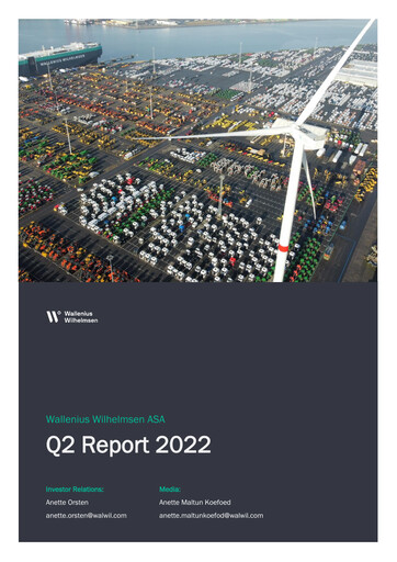Thumbnail Wallenius Wilhelmsen Quarterly Report 2022-q2