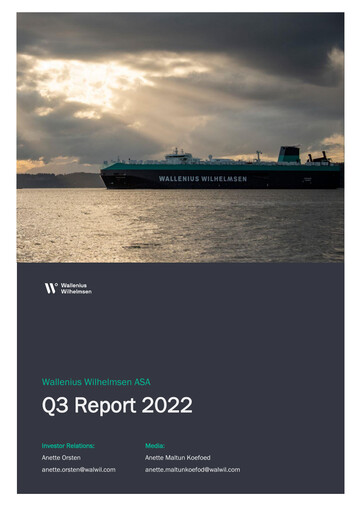 Thumbnail Wallenius Wilhelmsen Quarterly Report 2022-q3