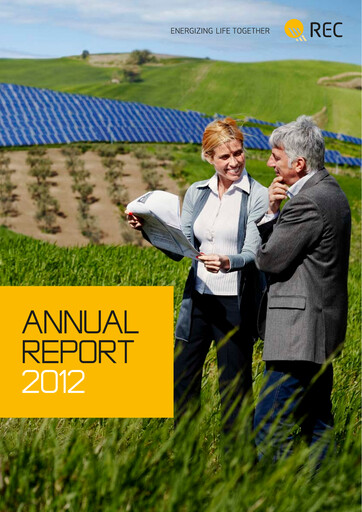 Thumbnail REC Silicon Annual Report 2012