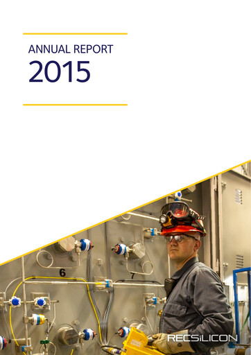 Thumbnail REC Silicon Annual Report 2015