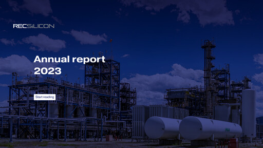 Thumbnail REC Silicon Annual Report 2023