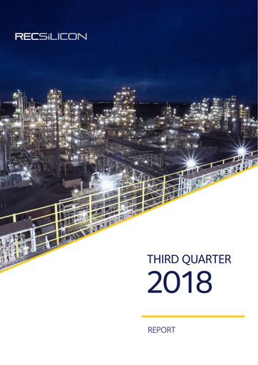 Vorschaubild REC Silicon Quartalsbericht 2018-q3