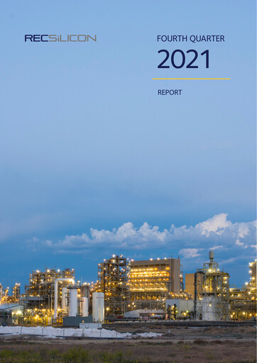 Vorschaubild REC Silicon Quartalsbericht 2021-q4