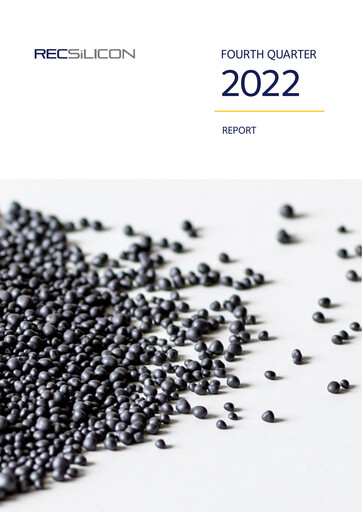 Vorschaubild REC Silicon Quartalsbericht 2022-q4