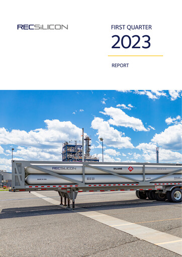 Vorschaubild REC Silicon Quartalsbericht 2023-q1