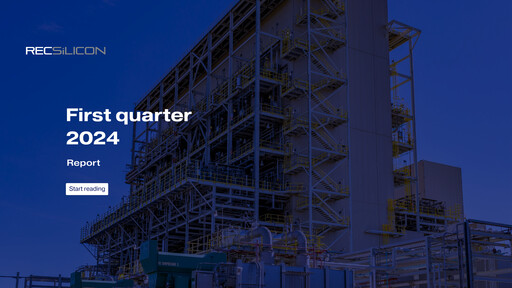 Vorschaubild REC Silicon Quartalsbericht 2024-q1