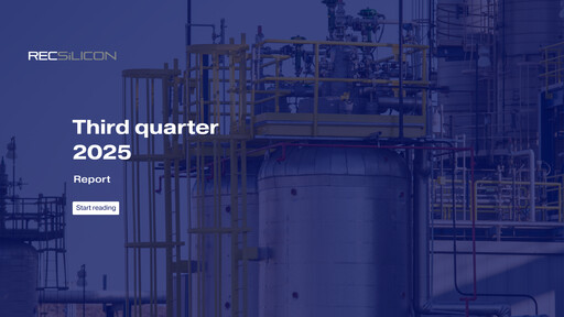 Vorschaubild REC Silicon Quartalsbericht 2025-q3