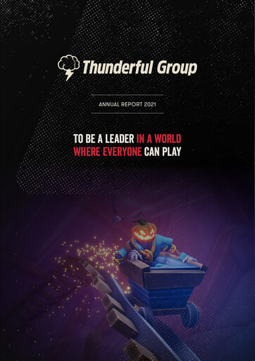 Miniature Thunderful Group Rapport annuel 2021