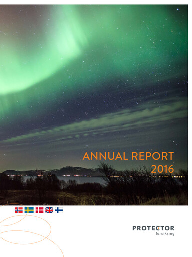 Thumbnail Protector Forsikring Annual Report 2016