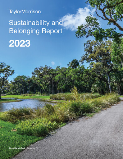 Thumbnail Taylor Morrison
 Sustainability Report 2023