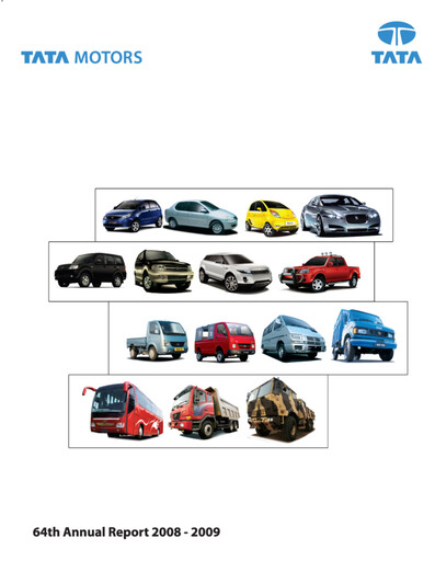 Thumbnail Tata Motors Annual Report 2008-2009