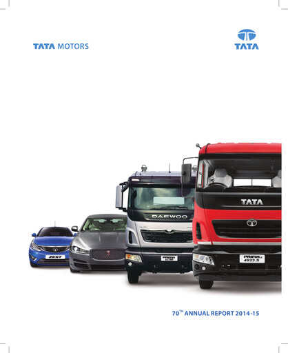 Thumbnail Tata Motors Annual Report 2014-2015