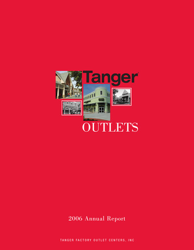 Thumbnail Tanger Inc.
 Annual Report 2006