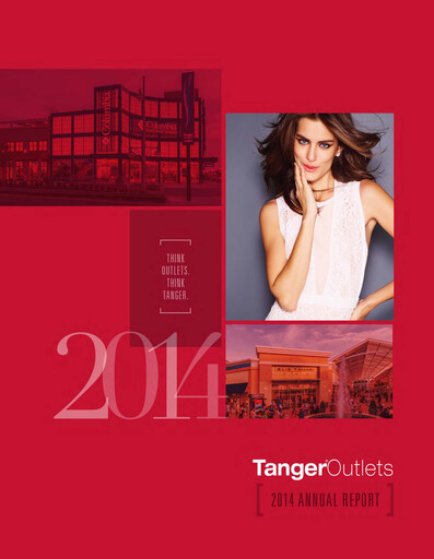 Thumbnail Tanger Inc.
 Annual Report 2014
