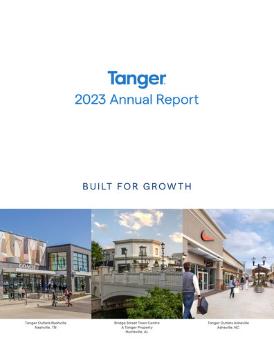 Thumbnail Tanger Inc.
 Annual Report 2023