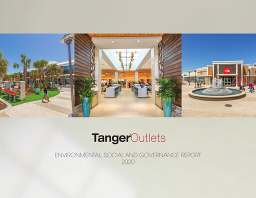 Thumbnail Tanger Inc.
 ESG Report 2020