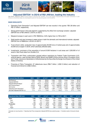 Thumbnail Suzano Quarterly Report 2018-q2