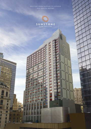 Thumbnail Sunstone Hotel Investors
 Annual Report 2010