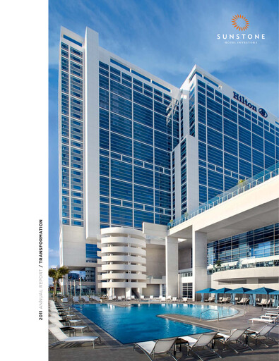 Thumbnail Sunstone Hotel Investors
 Annual Report 2011