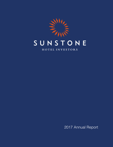 Thumbnail Sunstone Hotel Investors
 Annual Report 2017