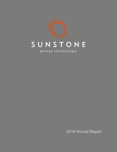 Thumbnail Sunstone Hotel Investors
 Annual Report 2019