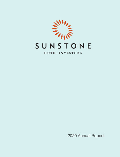 Thumbnail Sunstone Hotel Investors
 Annual Report 2020