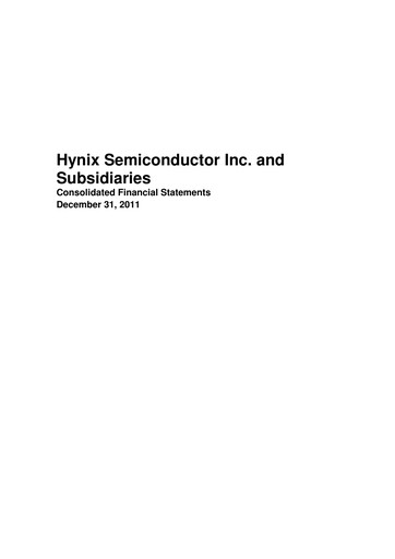 Thumbnail SK Hynix Financial Statement 2011