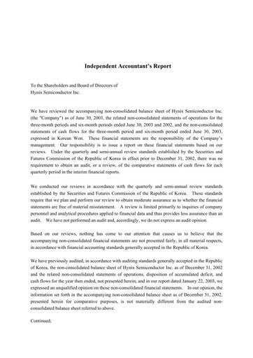 Thumbnail SK Hynix Half-year Report 2003-h1