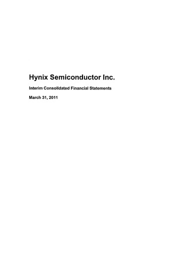 Thumbnail SK Hynix Quarterly Report 2011-q1