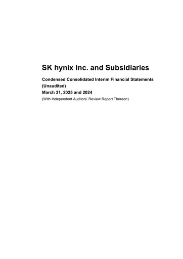 Thumbnail SK Hynix Quarterly Report 2025-q1