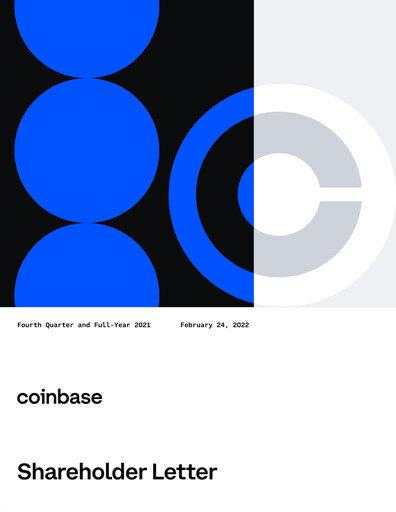Miniature Coinbase Rapport trimestriel 2021-q4