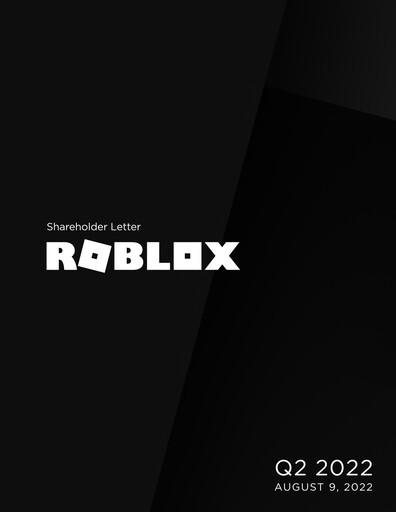 Thumbnail Roblox Quarterly Report 2022-q2
