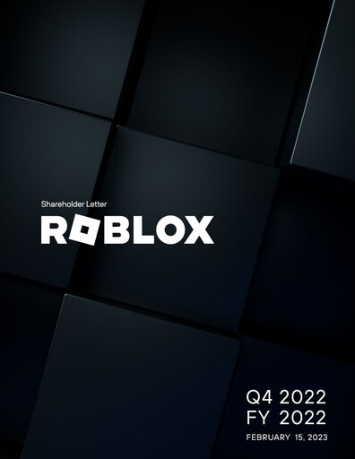 Thumbnail Roblox Quarterly Report 2022-q4