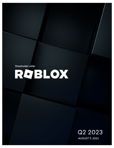 Thumbnail Roblox Quarterly Report 2023-q2