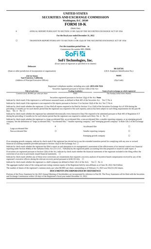 Thumbnail SoFi Annual Report 2022