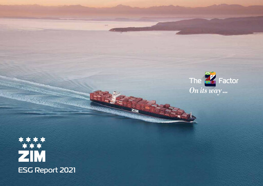 Thumbnail ZIM Integrated Shipping Services ESG Report 2021