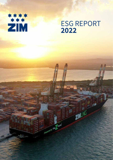 Thumbnail ZIM Integrated Shipping Services ESG Report 2022