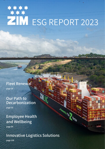 Thumbnail ZIM Integrated Shipping Services ESG Report 2023