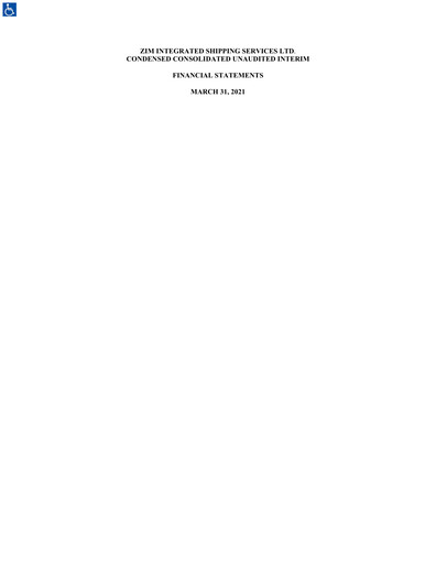Thumbnail ZIM Integrated Shipping Services Financial Statement 2021-q1