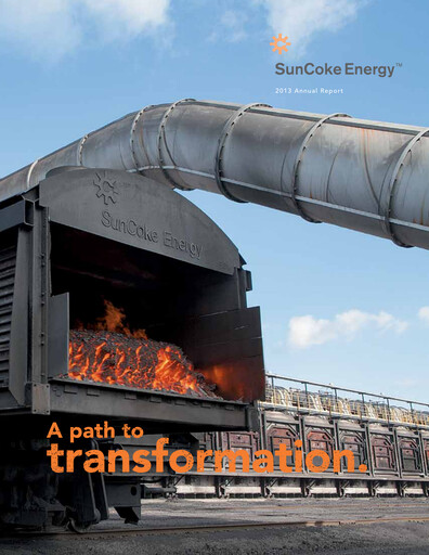 Miniature SunCoke Energy
 Rapport annuel 2013