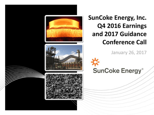 Vorschaubild SunCoke Energy
 Quartalsbericht 2016-q4
