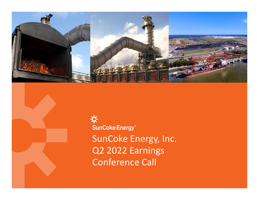 Vorschaubild SunCoke Energy
 Quartalsbericht 2022-q2