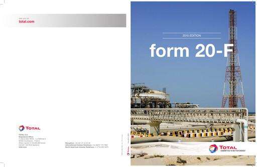 Thumbnail TotalEnergies Annual Report 2015