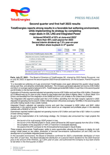 Thumbnail TotalEnergies Quarterly Report 2023-q2