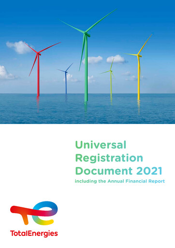 Thumbnail TotalEnergies Sustainability Report 2021
