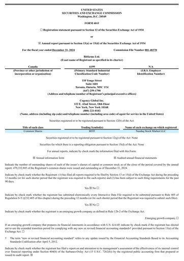 Thumbnail Bitfarms Annual Report 2024
