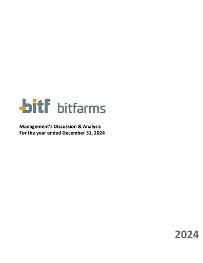 Thumbnail Bitfarms Financial Report 2024