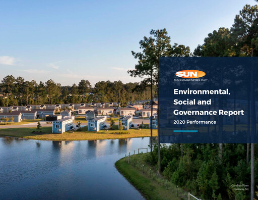Thumbnail Sun Communities
 ESG Report 2020