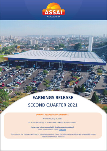 Thumbnail Sendas Distribuidora (Assaí Atacadista) Quarterly Report 2021-q2