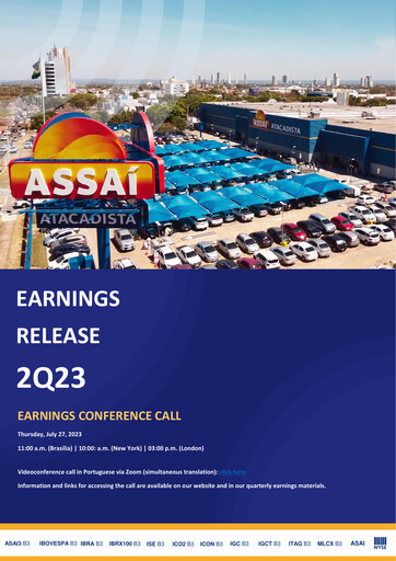 Thumbnail Sendas Distribuidora (Assaí Atacadista) Quarterly Report 2023-q2